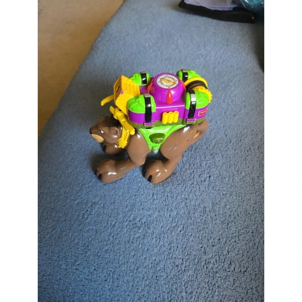 Vintage 2000 Claude Mountain Lion w/Backpack Fisher‎ Price Rescue Heroes